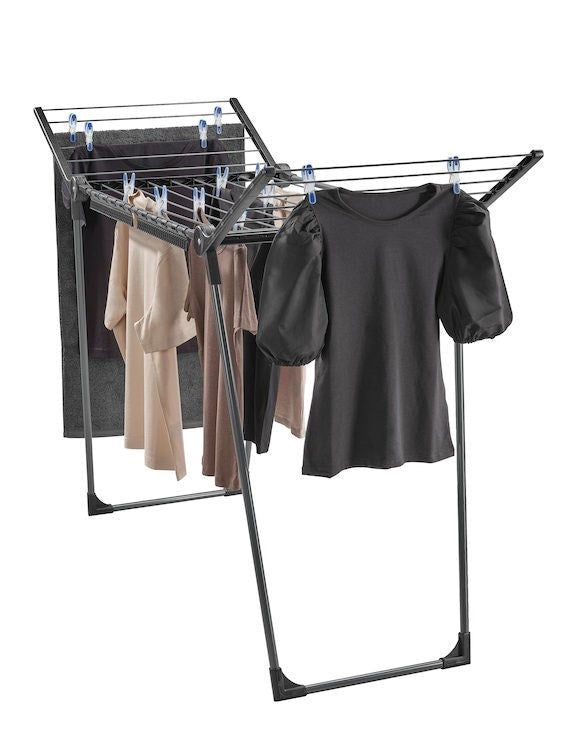 Pegasus 150 Solid Black LEIFHEIT upright dryer afbeelding 5