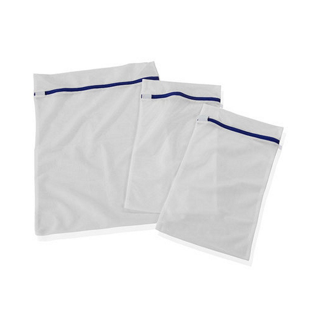 Leifheit Laundry Bags 3 Pieces White/Blue