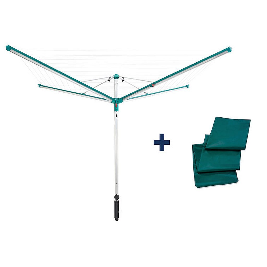 Leifheit Linomatic 600 Deluxe Drying Rack 60 m Green/Silver 82008