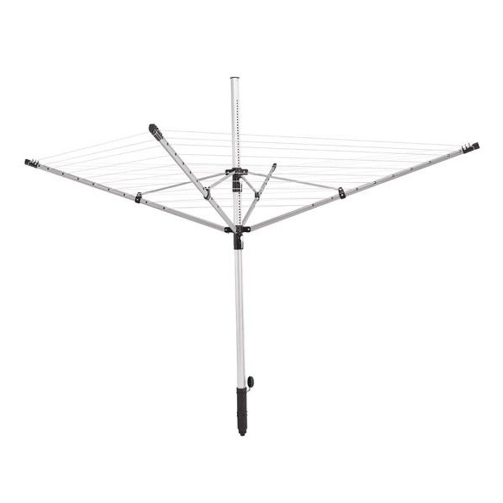 Leifheit Linopush 500 Rotary Dryer Silver/Black 135-180 cm