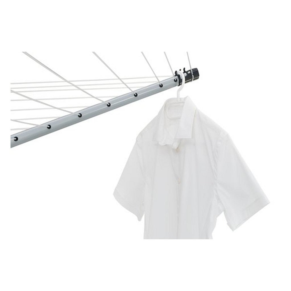 Leifheit Linopush 500 Rotary Dryer Silver/Black 135-180 cm