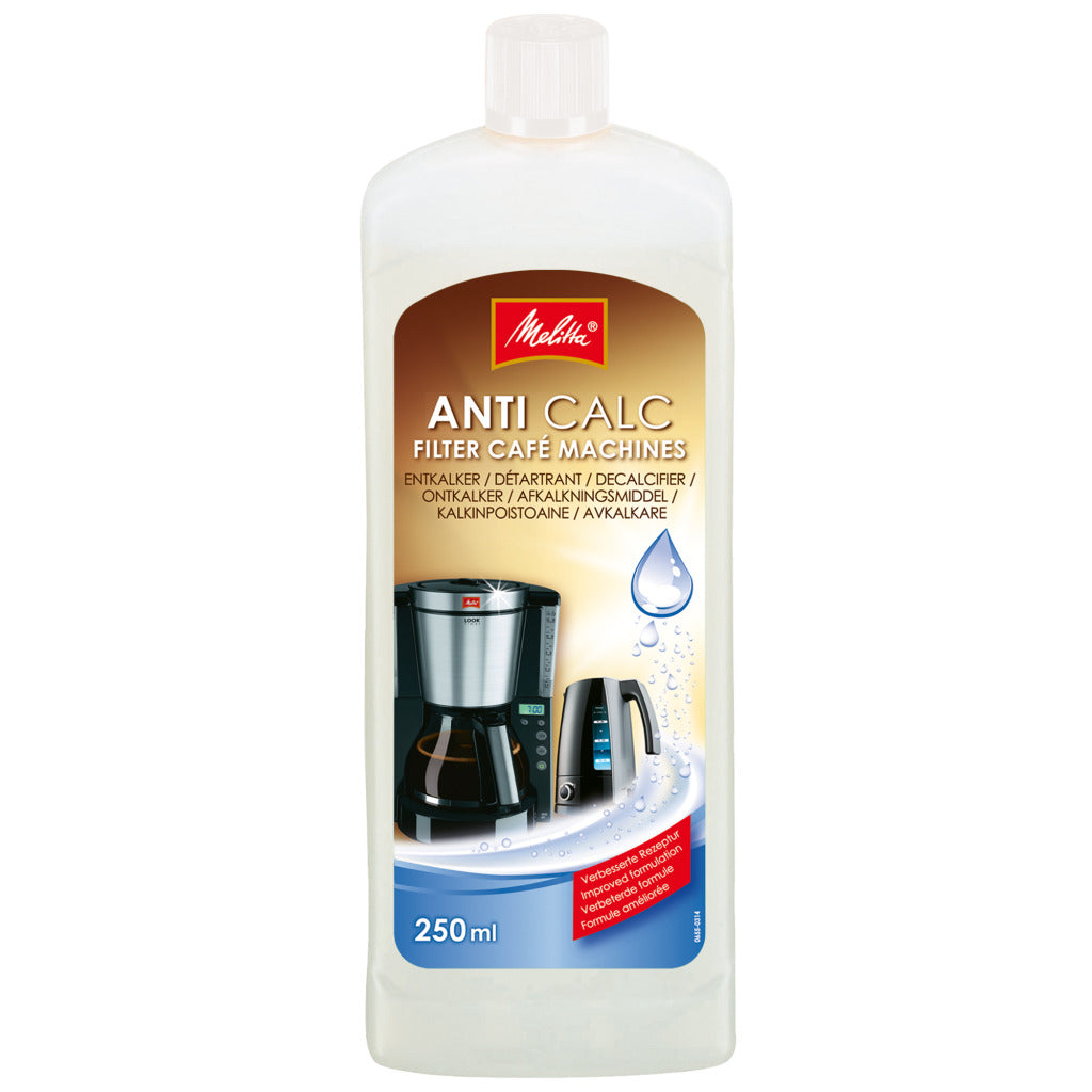 Melitta Liquid Descaler for Coffee Makers and Kettles, 250 ml