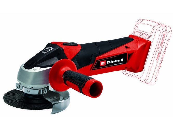 Einhell Akku-Winkelschleifer ohne Akku Power X-Change Akku-Winkelschleifer TC-AG 18/115 Li-Solo 4431130 (4431130) afbeelding 1
