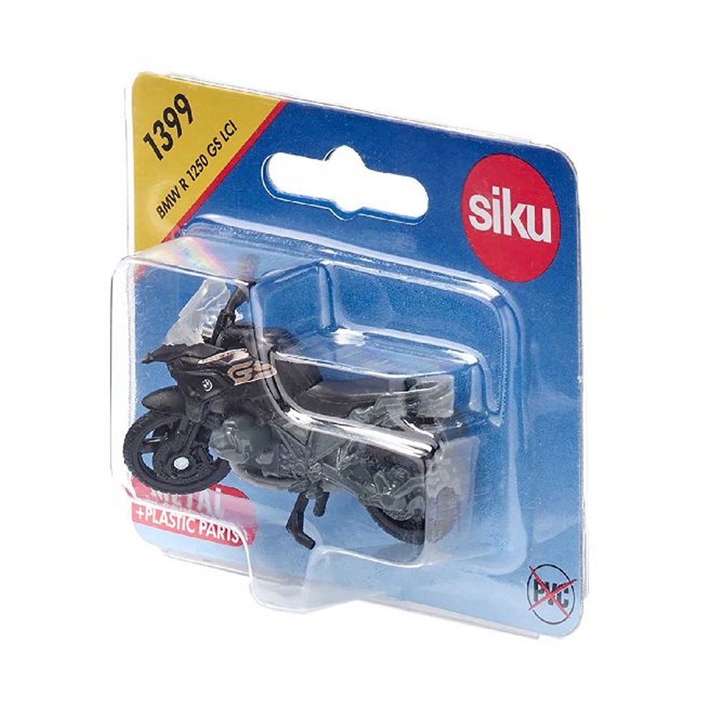 Siku Diecast BMW R1250 GS LCI Motorcycle 1399 - Black and Gray