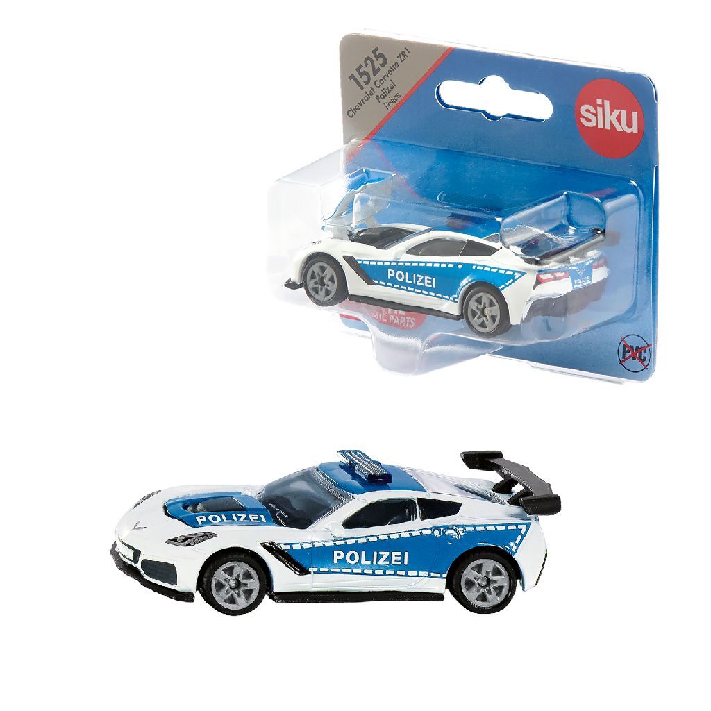 Siku Chevrolet Corvette ZR1 Police 1525