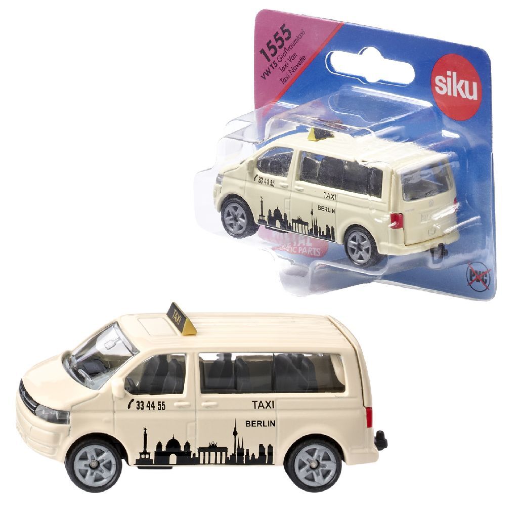 Siku 1555 VW T5 Taxi Van - Detailed Replica for Kids