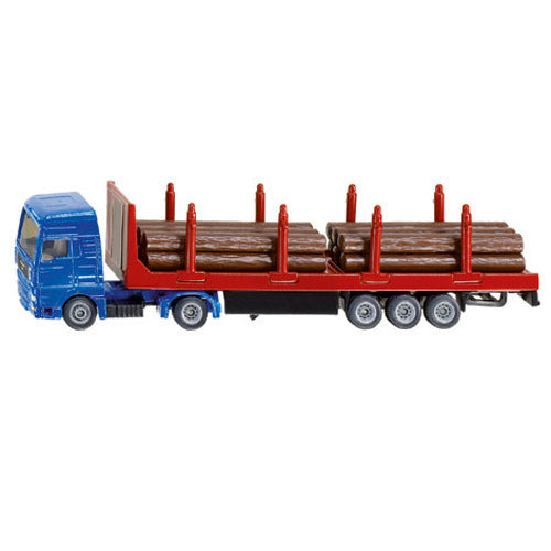 Siku Log Transporter Truck Diecast Model for Imaginative Play