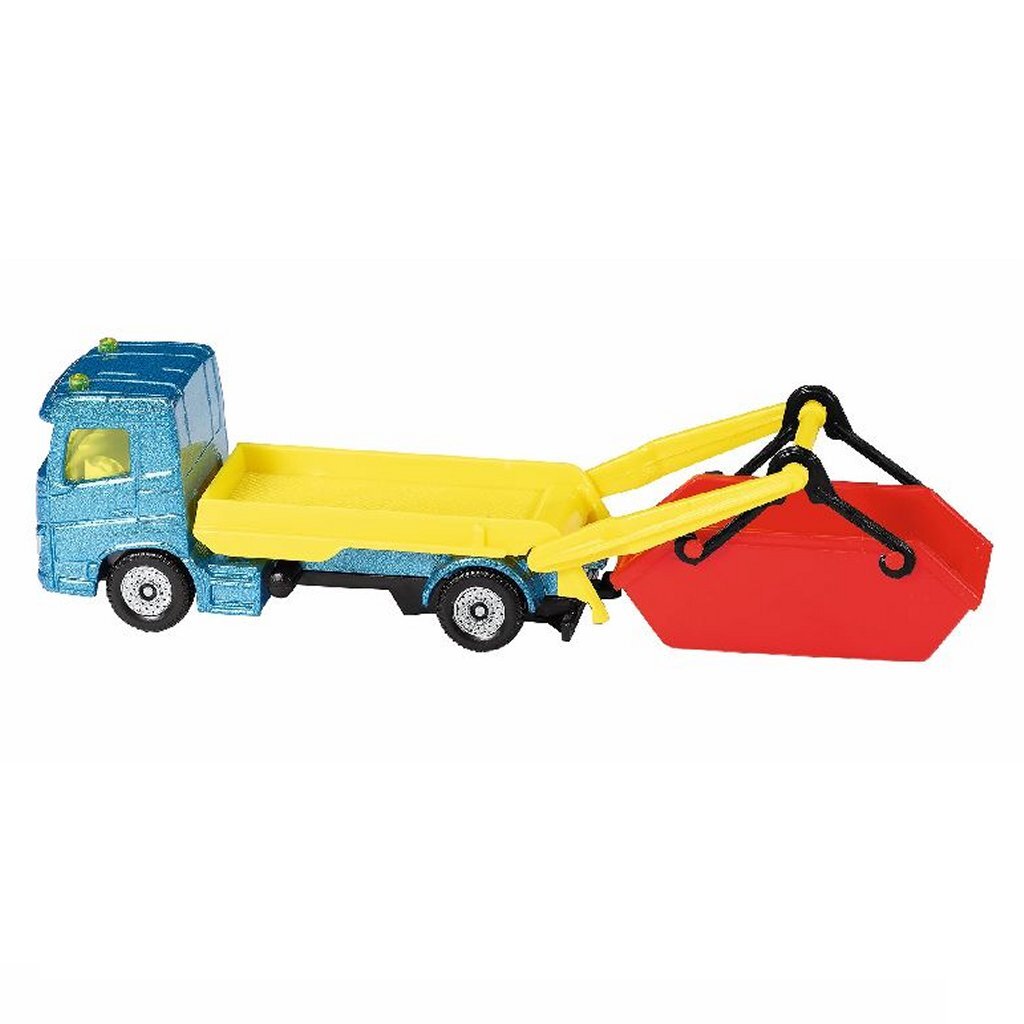 Siku Truck with Rubble Container and Trailer - 1695