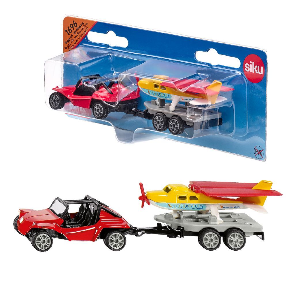 Siku Buggy with Sports Plane 1:50