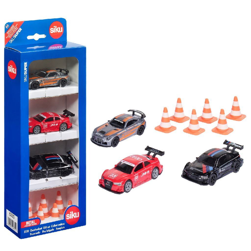 Siku Race Gift Set with Mercedes-AMG GT4, Audi RS 5, BMW M4