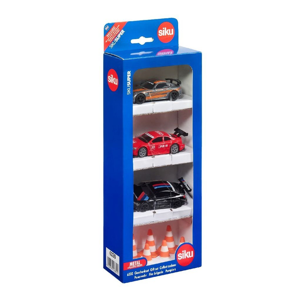 Siku Race Gift Set with Mercedes-AMG GT4, Audi RS 5, BMW M4
