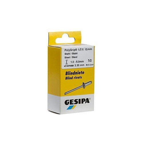 GESIPA Blindniet PolyGrip® Nietschaft dxl 4,8x15,0mm VA 50 St.GESIPA (1464828) - 4007081013062 - image 1