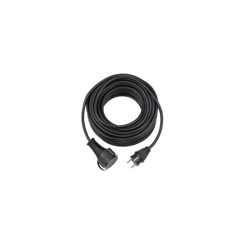 Brennenstuhl H05RR-F 3G1,5 - Spannungsversorgungs-Verlängerungskabel - CEE 7/7 (SCHUKO) (M) - Spannungsversorgung CEE 7/4 (SCHUKO)/CEE 7/7 (SCHUKO) (W) - 25,0m - Schwarz (1161470) afbeelding 1