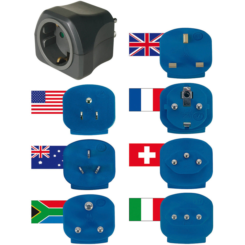Brennenstuhl Bn-1508160 Travel Adapter Set 16A