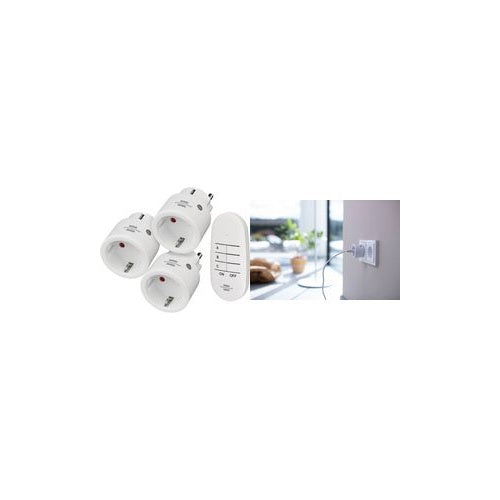 3 brennenstuhl Comfort-Line Mini Funksteckdosen (1507070) afbeelding 1