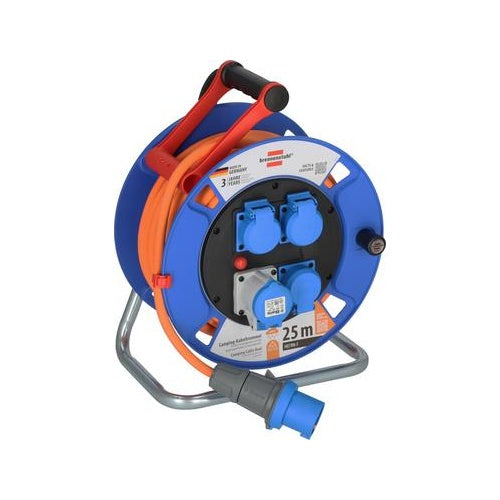 Brennenstuhl 1182690200 Kabeltrommel 25 m Orange CEE-Stecker 16 A 3polig (1182690200) afbeelding 1