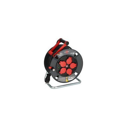 Brennenstuhl 9232250100 Kabeltrommel 25 m black Schutzkontakt-Stecker (9232250100) afbeelding 1