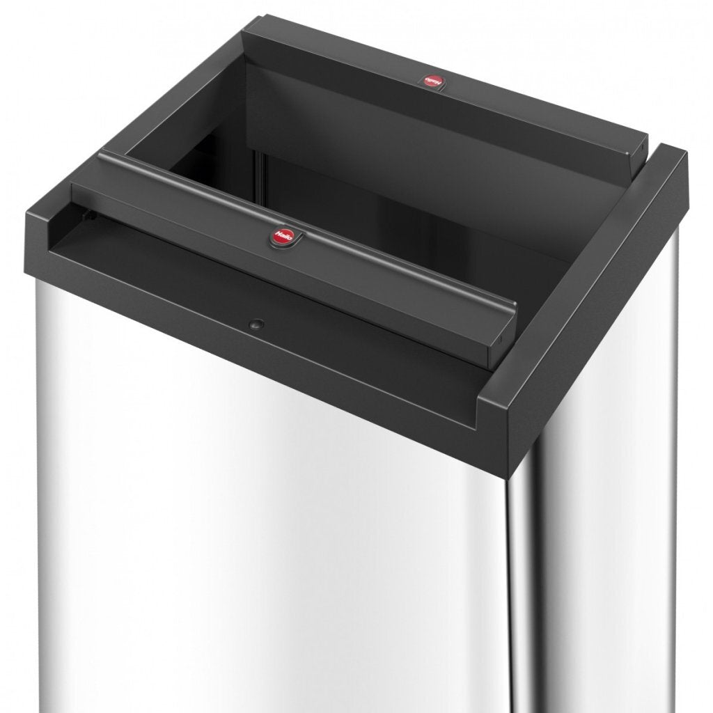 Hailo Big-Box Swing XL Waste Bin 52 L Stainless Steel