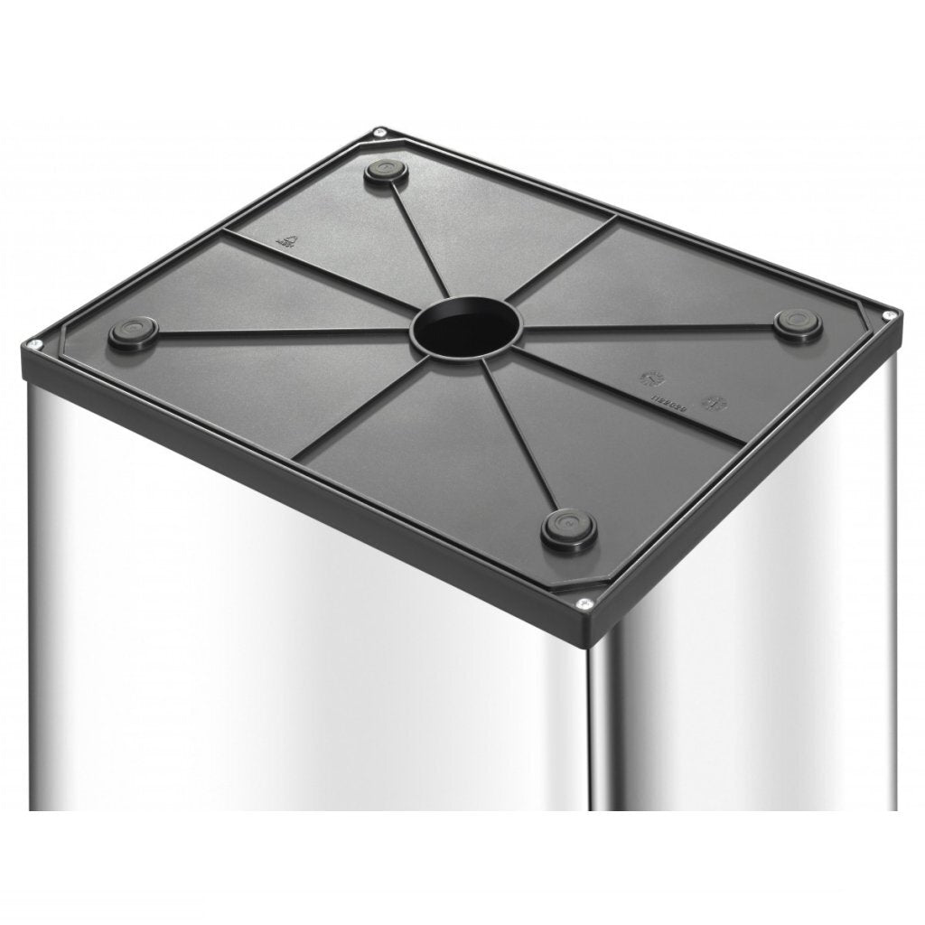 Hailo Big-Box Swing XL Waste Bin 52 L Stainless Steel