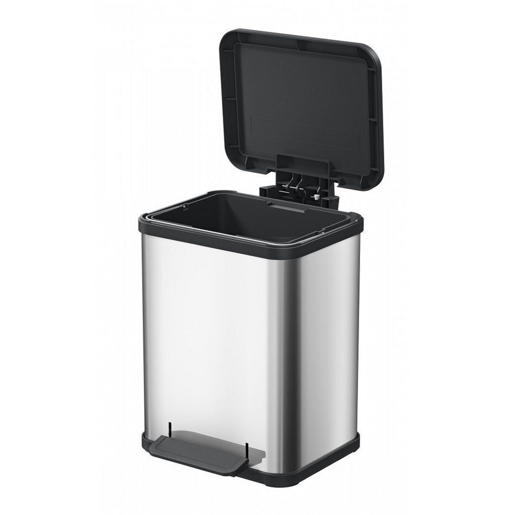 Hailo Öko Uno Plus M Pedal Bin 17 L Stainless Steel 0619-200