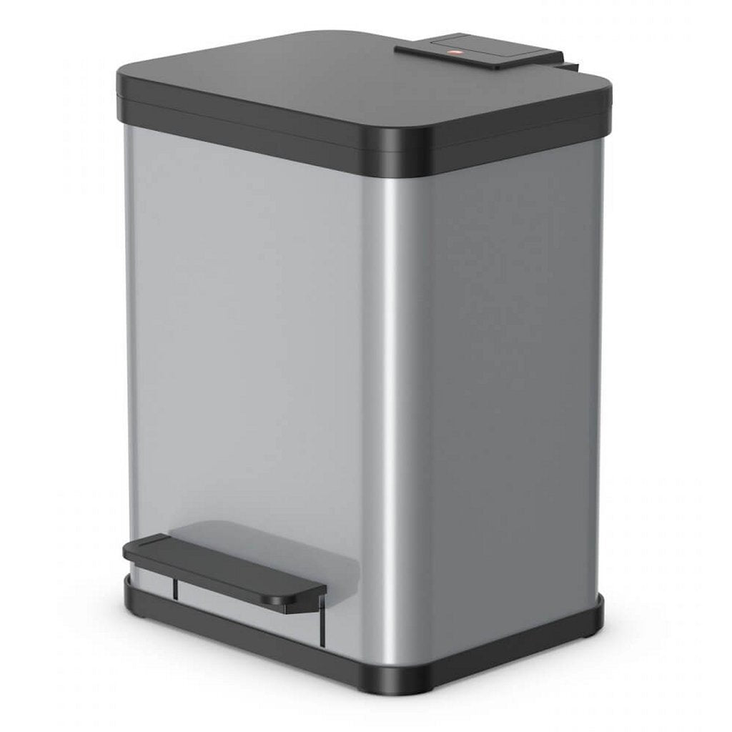 Hailo 0619-220 Öko Uno Plus M Pedal Bin 17 L Grey