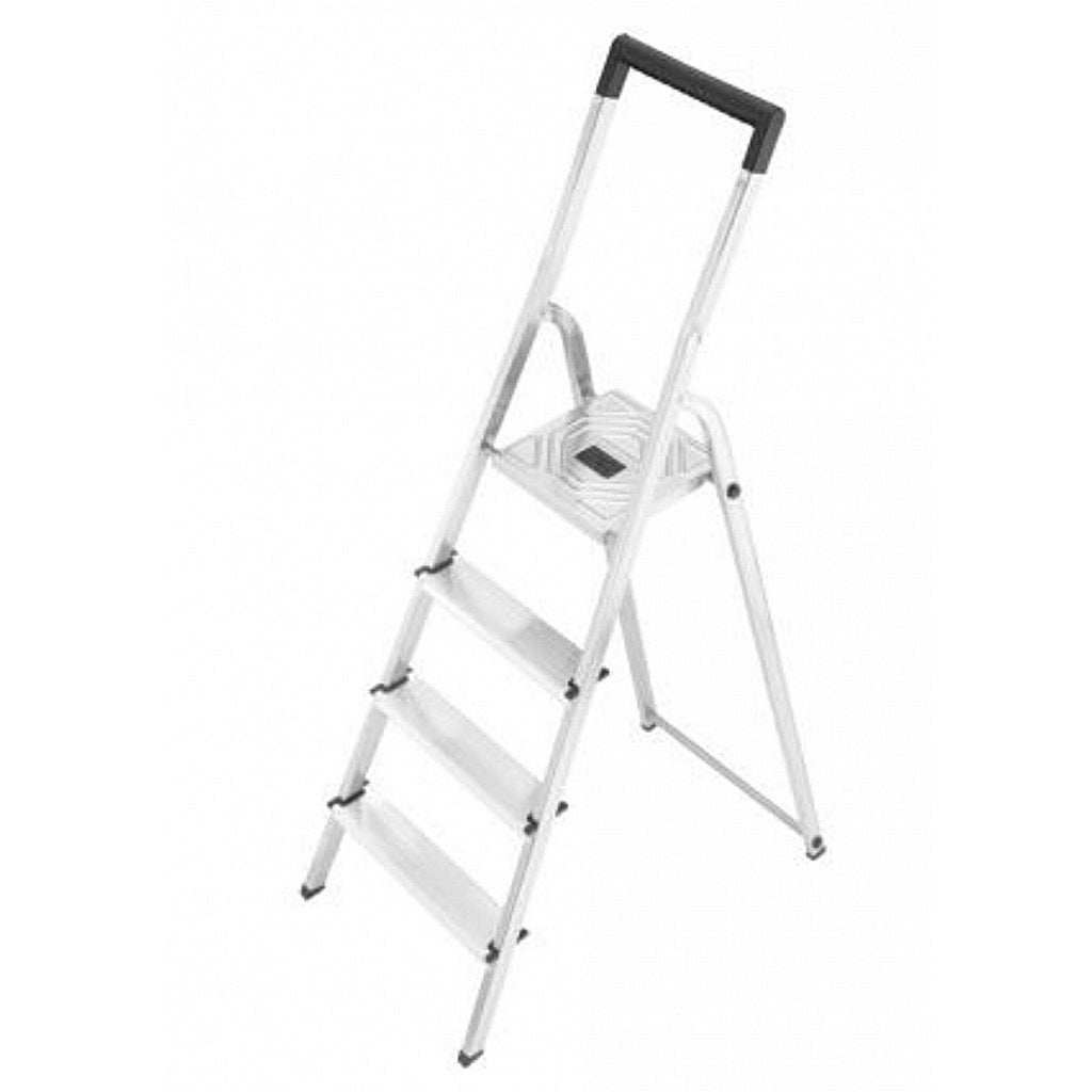 Hailo L40 Aluminium Household Ladder 4 Steps