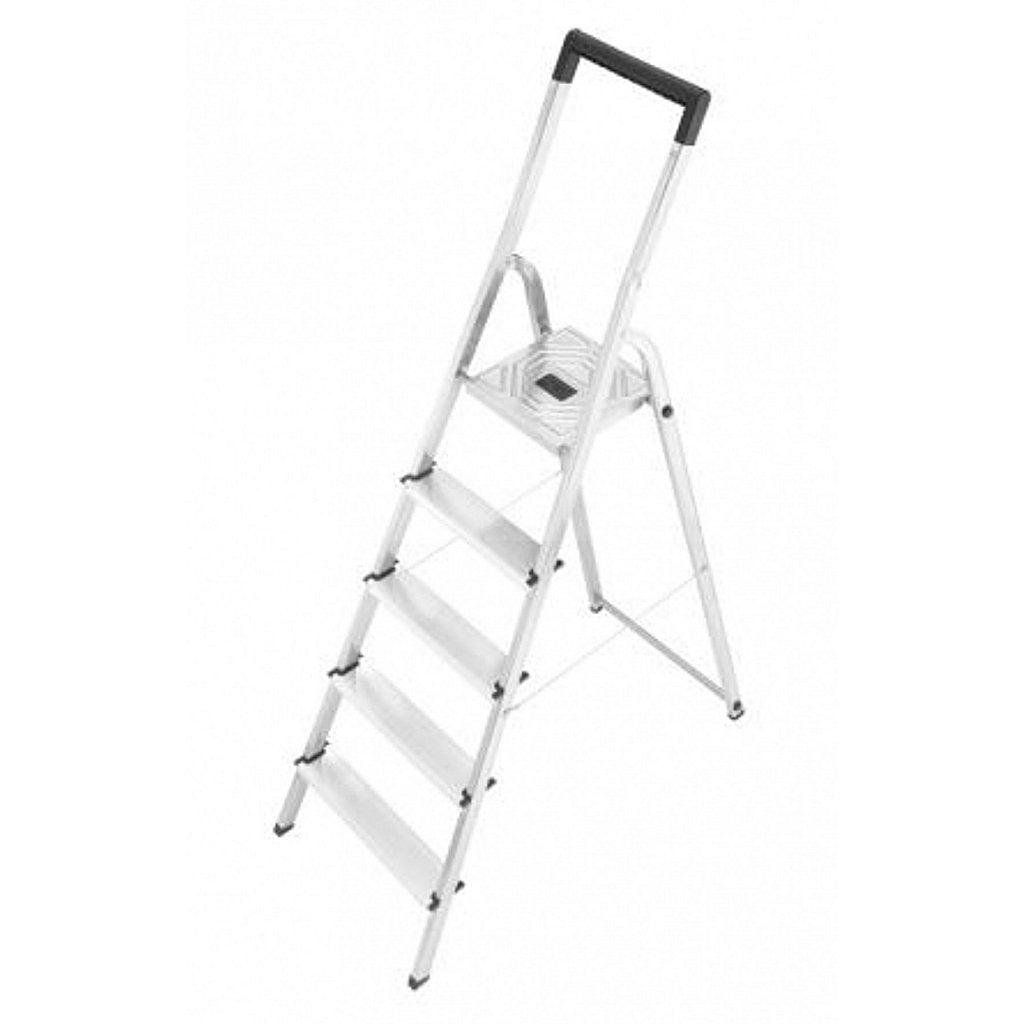 Hailo L40 Aluminium Household Ladder 5 Steps