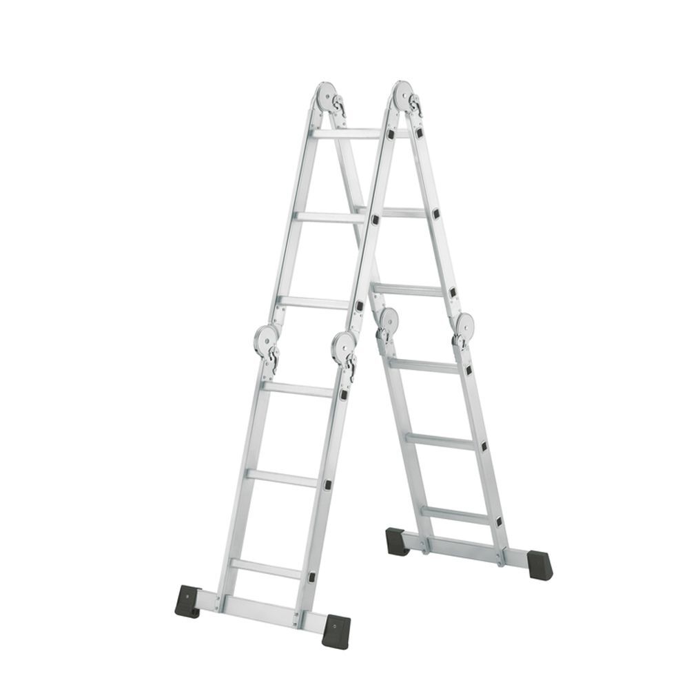 Hailo 7412-037 M60 Universal Aluminum Ladder 4x3M