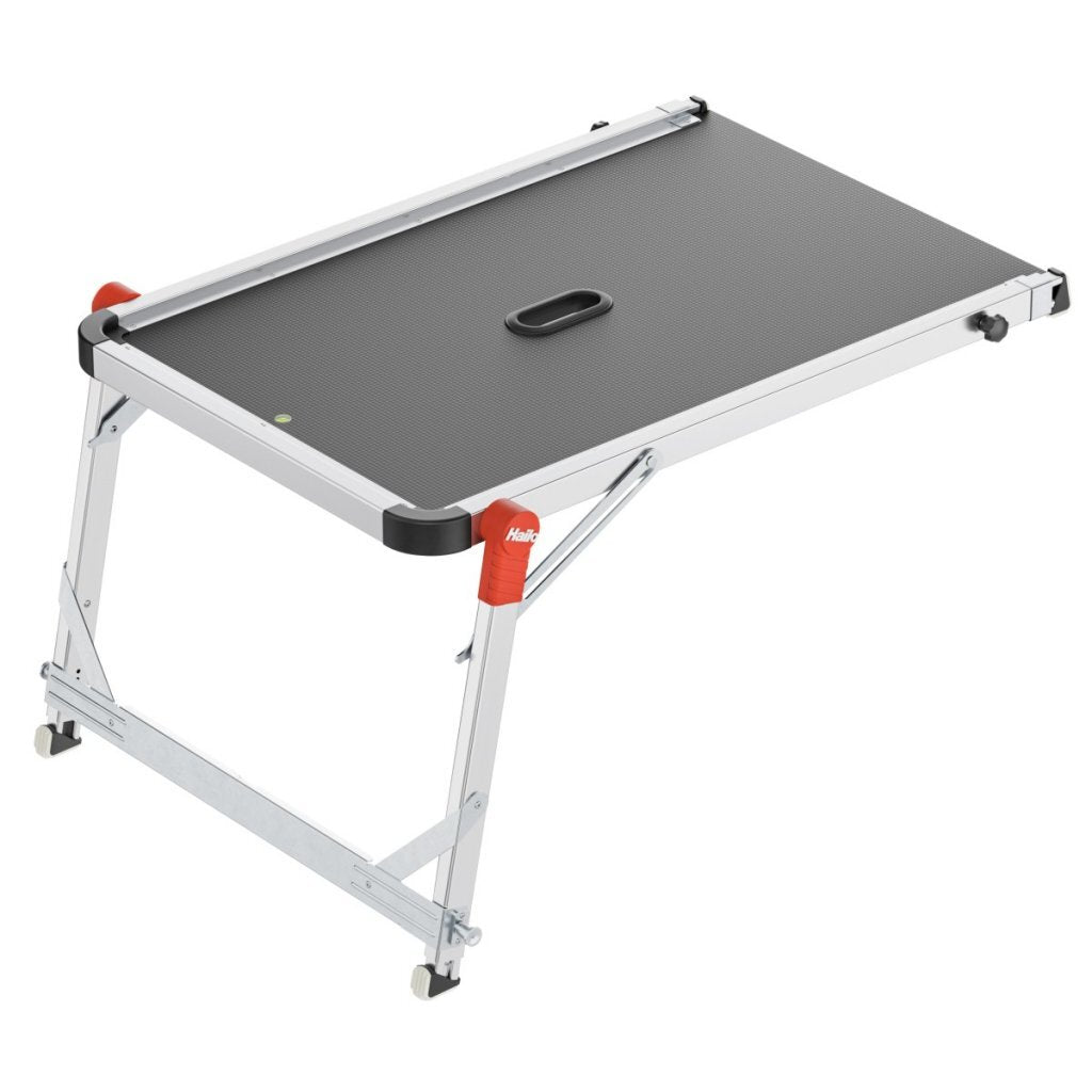 Hailo 9940-301 TP2 Pro Step Platform Silver/Black - Max Load 150 kg