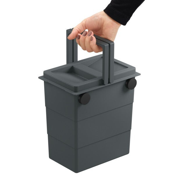 HAILO FlexBox S Multifunctional Waste Bin - 7 L Capacity - Ideal for Various Uses