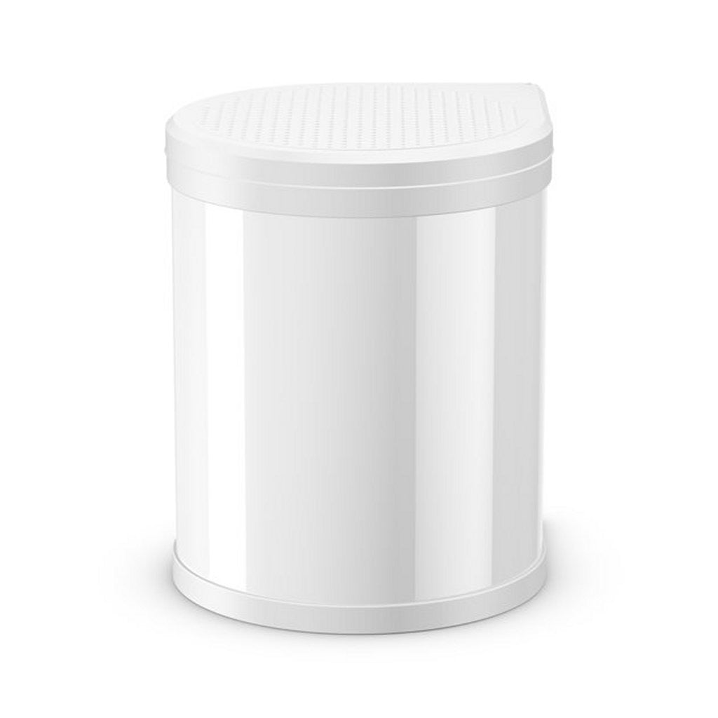 Hailo 3555-001 Compact-Box M Waste Bin 15 L White