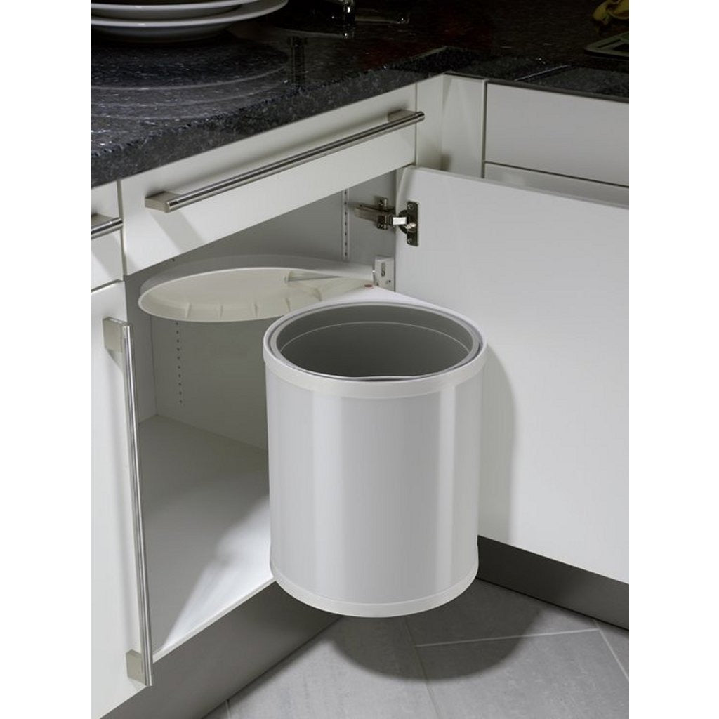 Hailo 3555-001 Compact-Box M Waste Bin 15 L White