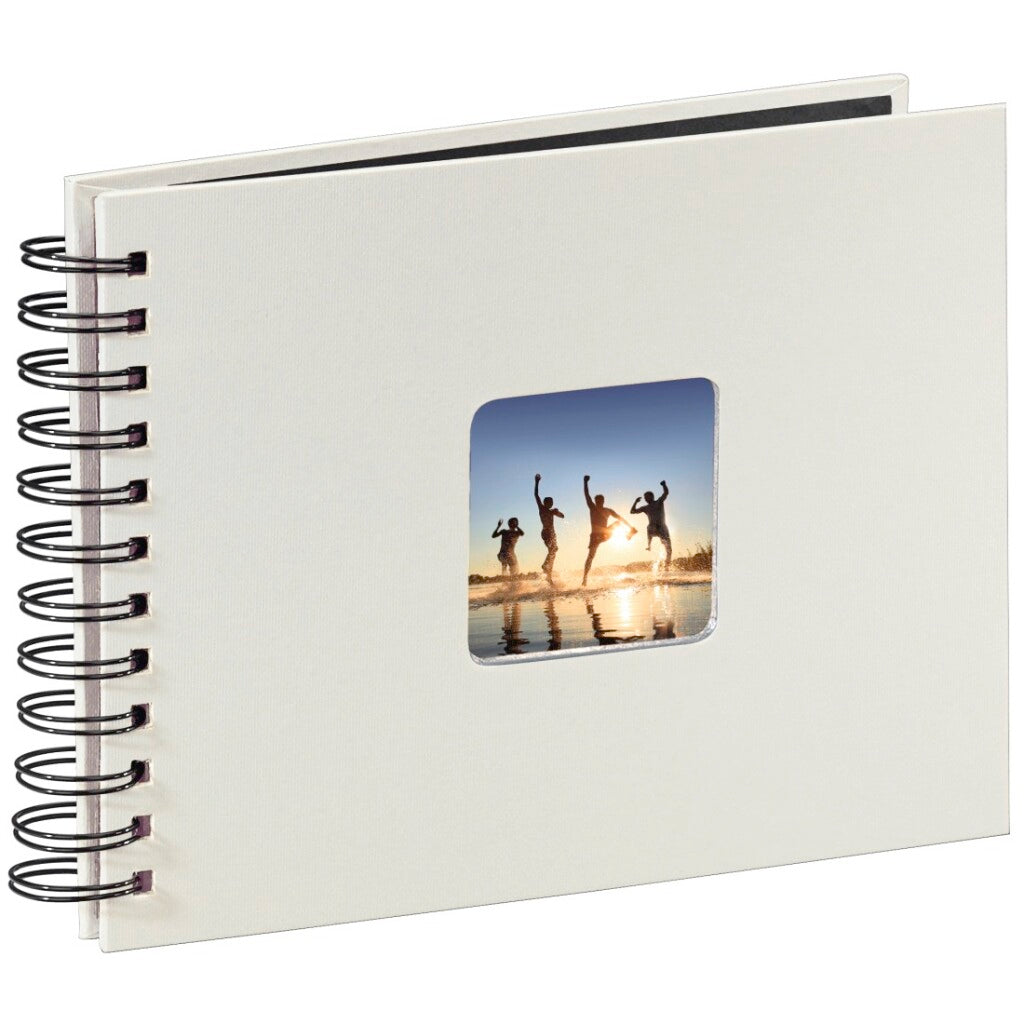 Hama Spiral Album Fine Art 24x17 cm 50 Black Pages Chalk