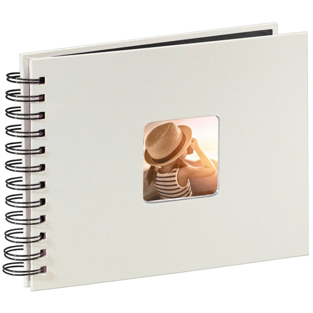 Hama Spiral Album Fine Art 24x17 cm 50 Black Pages Chalk