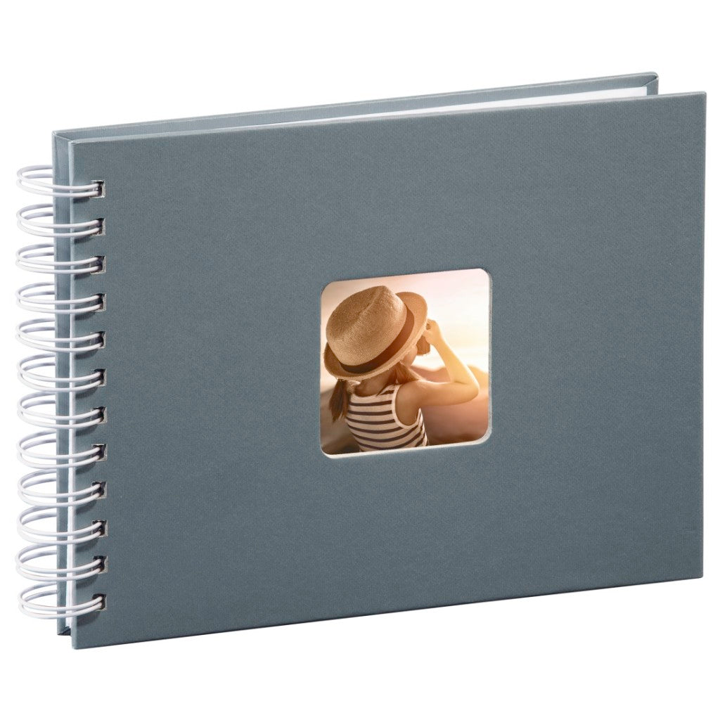 Hama Spiral Album Fine Art 24x17 cm 50 White Pages Grey