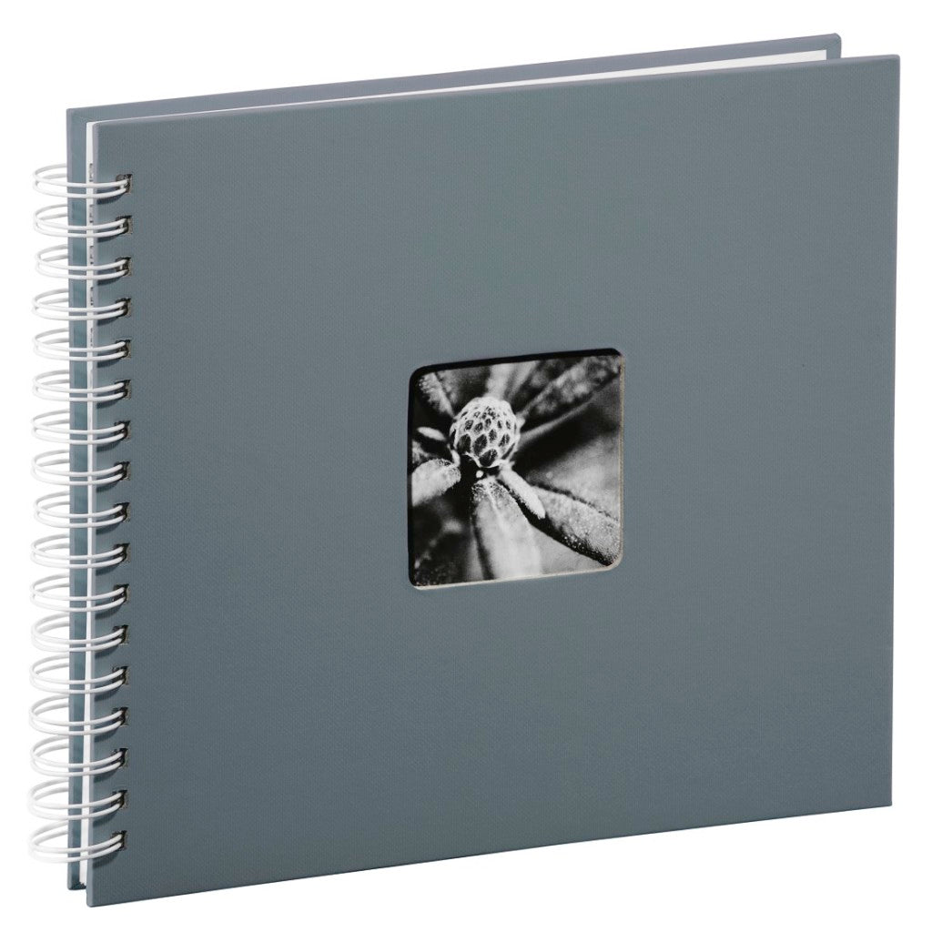 Hama Spiral Album Fine Art 28x24 cm 50 White Pages Grey