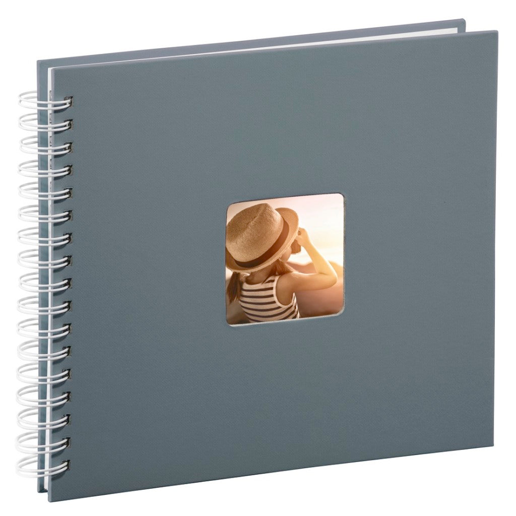 Hama Spiral Album Fine Art 28x24 cm 50 White Pages Grey