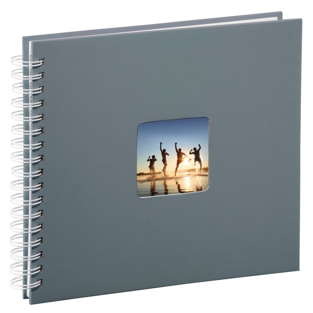 Hama Spiral Album Fine Art 28x24 cm 50 White Pages Grey