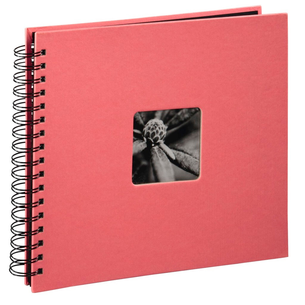Hama Spiral Album Fine Art 28x24 cm 50 Black Pages Flamingo