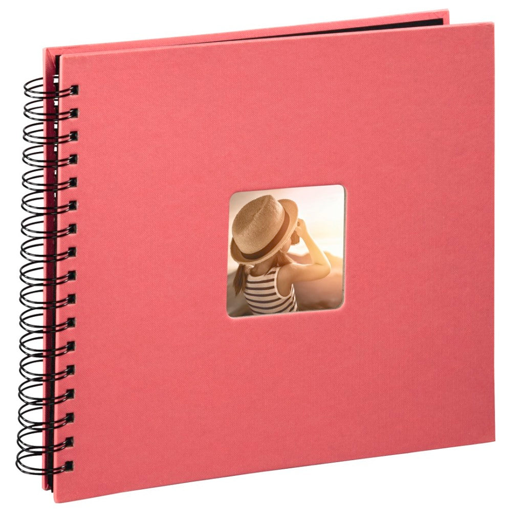 Hama Spiral Album Fine Art 28x24 cm 50 Black Pages Flamingo