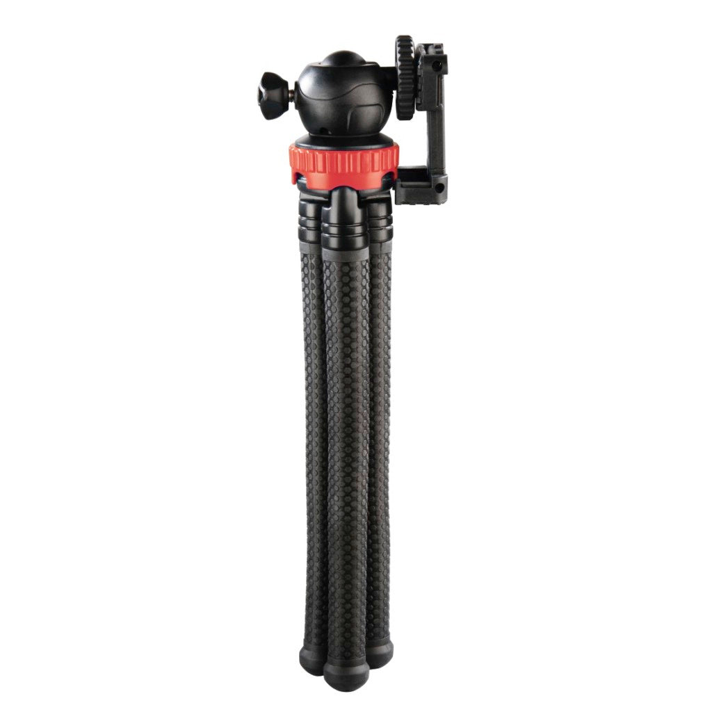 Hama FlexPro Tripod for Smartphones, GoPros, and Cameras 27 cm Red - Flexible Tripod