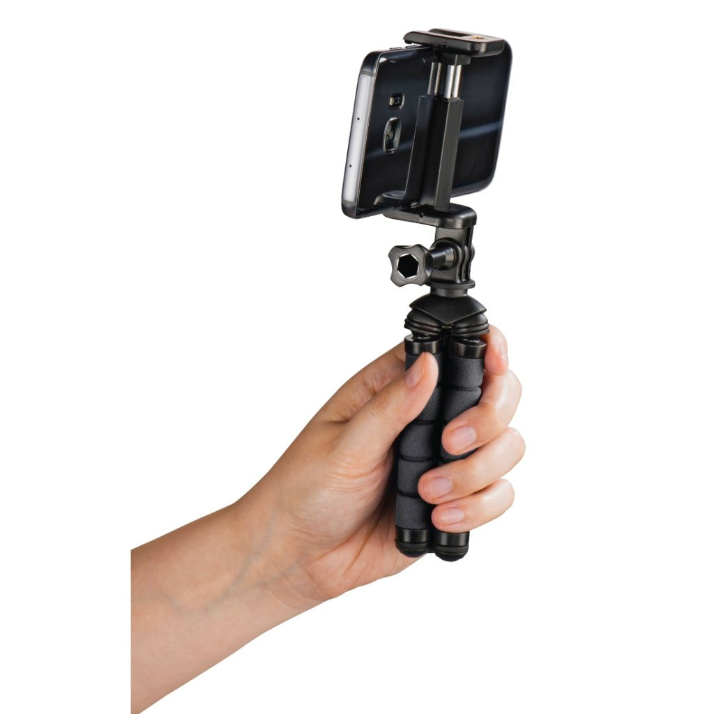 Hama Mini Tripod Flex for Smartphone and GoPro 14 cm Black - Flexible Tripod
