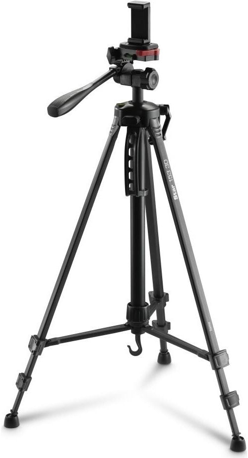 Hama Dreibeinstativ Star 153 3D für Kamera und Smartphone, mit 3D-Neiger (00004667) afbeelding 1