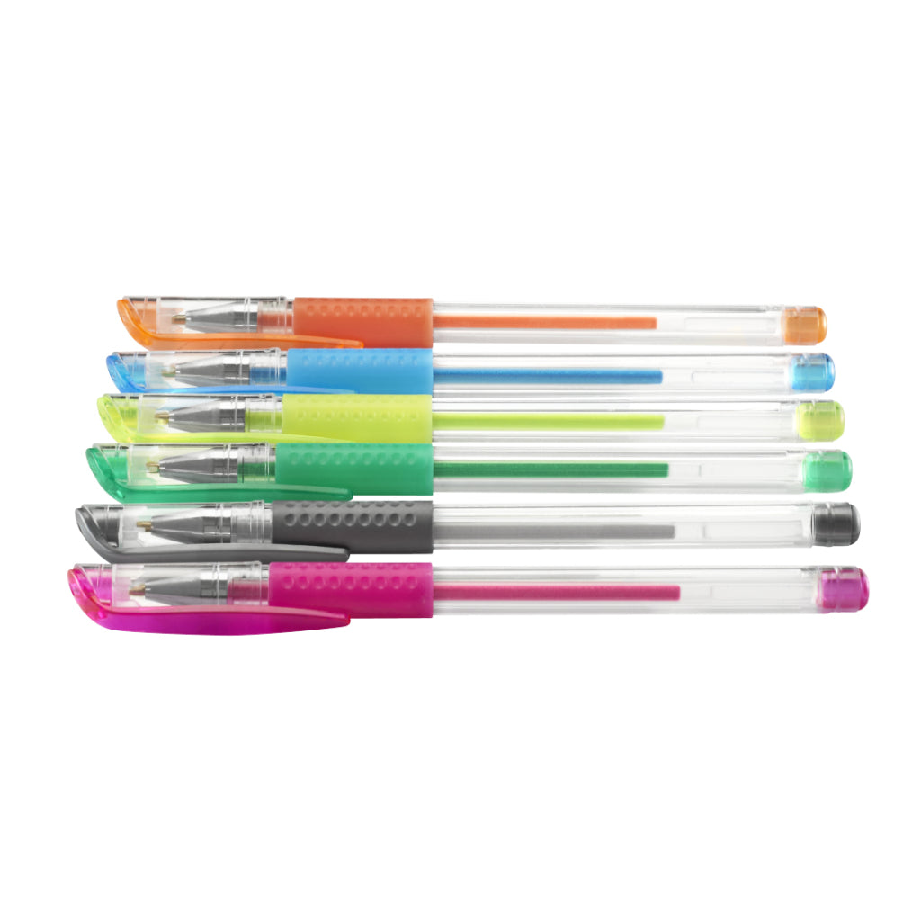 Hama Gel Pens - 6 Pieces - Assorted Colors