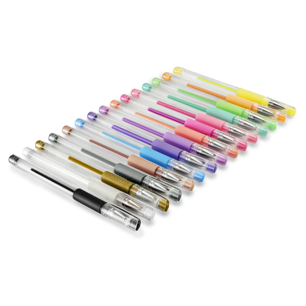 Hama Gel Pens Set of 15 Pastel & Classic