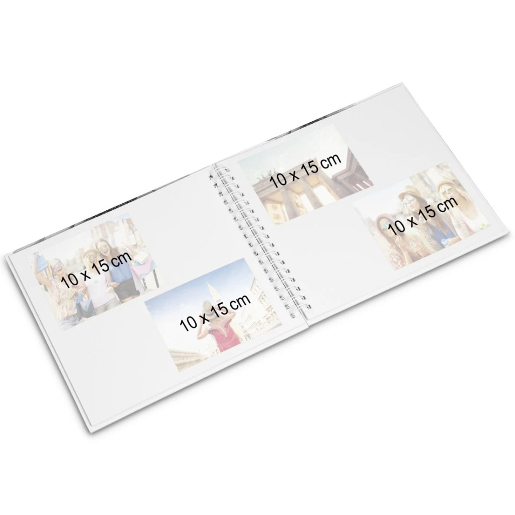 Hama Photo Spiral Album Lovely 28x24 cm 50 White Pages Blue