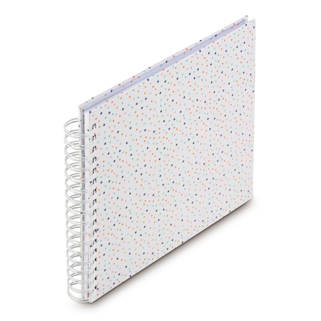 Hama Photo Spiral Album Confetti 28x24 cm 50 White Pages