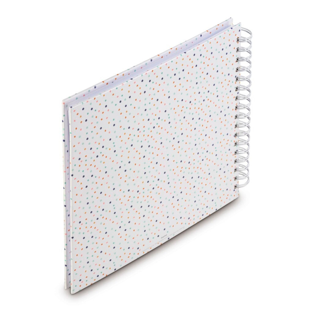 Hama Photo Spiral Album Confetti 28x24 cm 50 White Pages