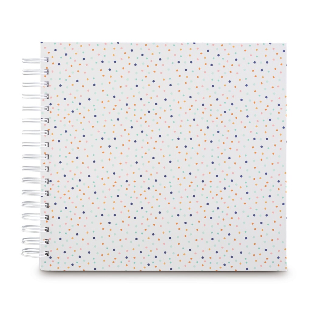Hama Photo Spiral Album Confetti 28x24 cm 50 White Pages