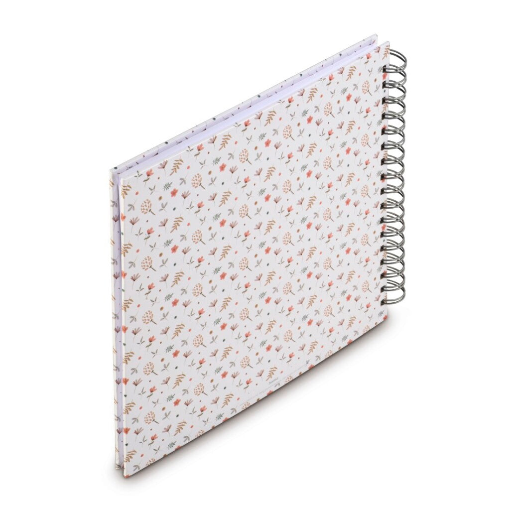Hama Photo Spiral Album Floral 28x24 cm 50 White Pages